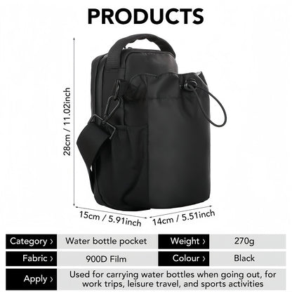 Magnetic Gym Bottle Holder Bag – 2-in-1 Mount & Sling