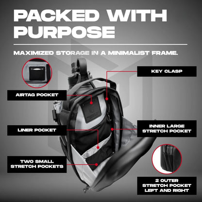 Magnetic Gym Bottle Holder Bag – 2-in-1 Mount & Sling