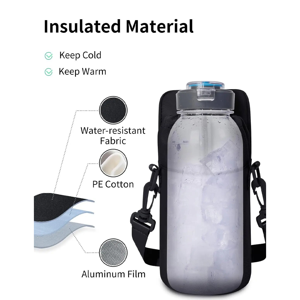Magnetic Gym Bottle Holder Bag – 2-in-1 Mount & Sling