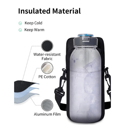 Magnetic Gym Bottle Holder Bag – 2-in-1 Mount & Sling
