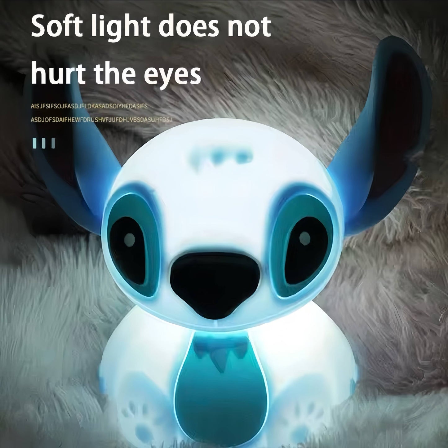 SaiGLow-Stitch Night Light Usb Touch Lamp Soft Glow Bedside Light for Students Room Decor Birthday Present
